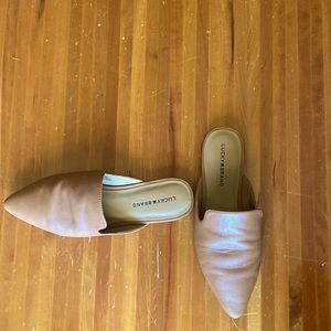 Lucky Brand leather mule